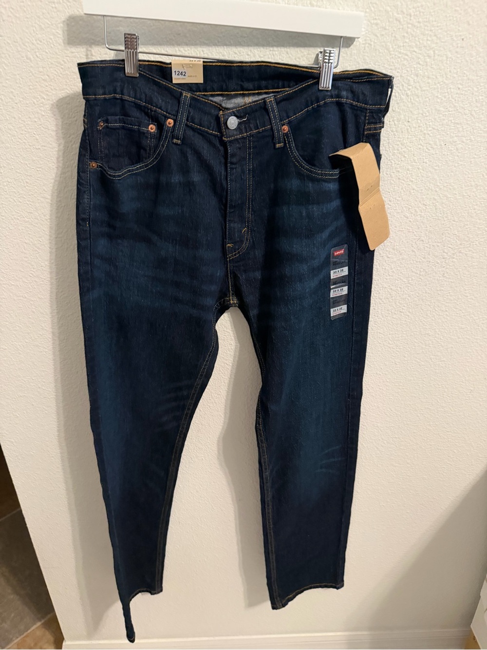 Levi's Men's Skinny Jeans in Deep Indigo
